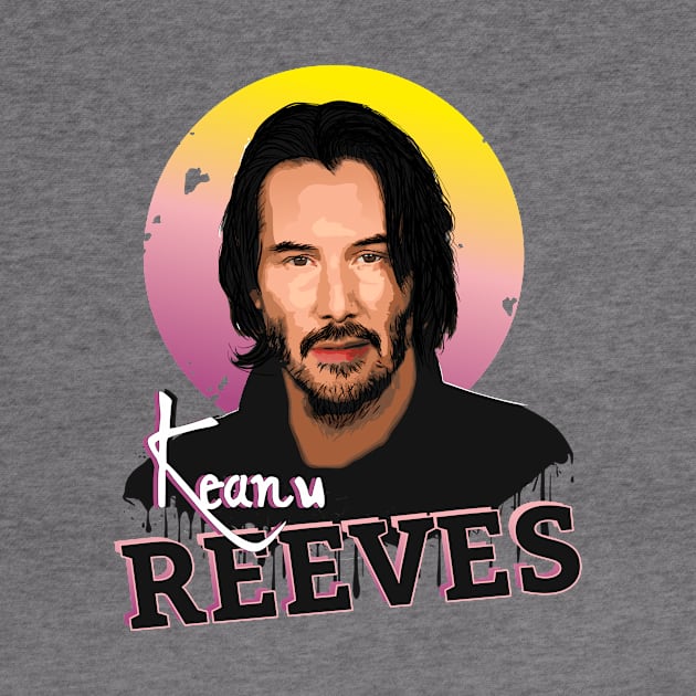 Keanu Reeves T-Shirt by Olgakunz